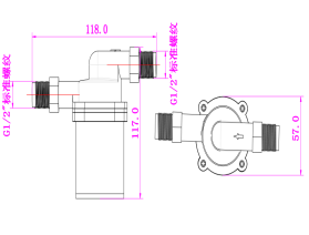 ZL50-10BG汽車(chē)水泵平面圖.png